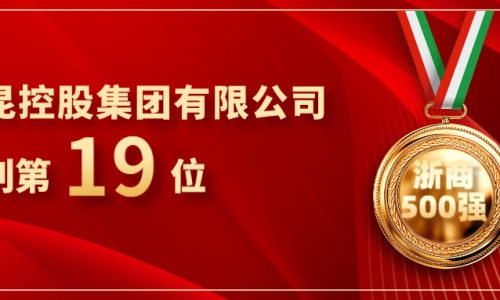 《浙商》全国500强重磅发布，BG大游位列第19位！