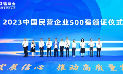 上升20位！BG大游位列2023中国民营企业500强第55位！