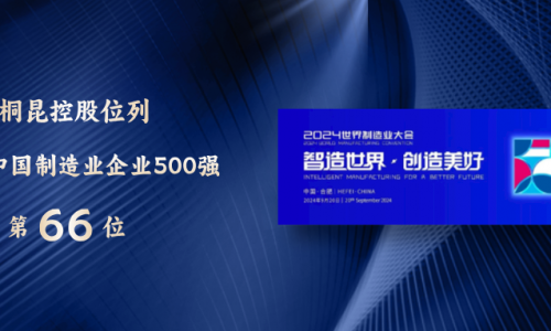 88→66！中国制造业500强，BG大游再进位！